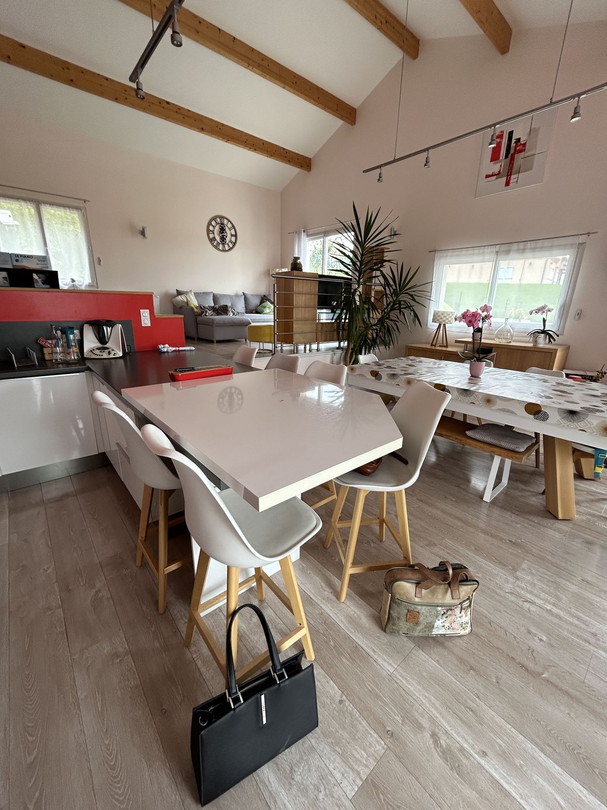 Salle à manger avant rénovation